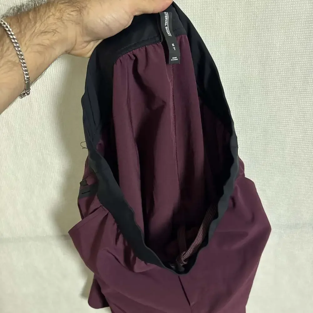 Ten Thousand Men’s Size Medium Solid Purple Maroon Linerless 7